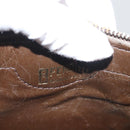 FENDI Zucca Canvas Hand Bag Black Brown Auth 180075-19