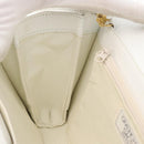 GIVENCHY Shoulder Bag Leather White Gold Auth 180085-20