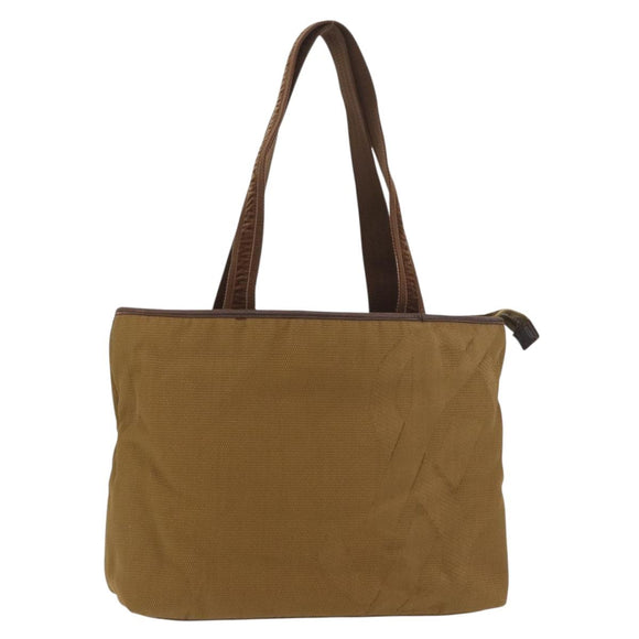 SAINT LAURENT Hand Bag Canvas Brown Auth 180089