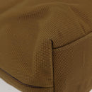 SAINT LAURENT Hand Bag Canvas Brown Auth 180089-10