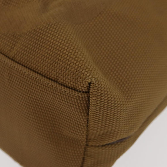 SAINT LAURENT Hand Bag Canvas Brown Auth 180089