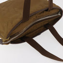SAINT LAURENT Hand Bag Canvas Brown Auth 180089-6