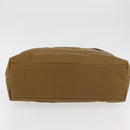 SAINT LAURENT Hand Bag Canvas Brown Auth 180089-9