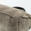 CELINE Boogie bag Hand Bag Mouton Brown Auth 180091A-14