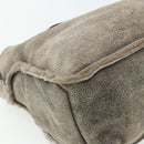 CELINE Boogie bag Hand Bag Mouton Brown Auth 180091A-16