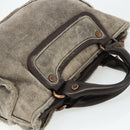 CELINE Boogie bag Hand Bag Mouton Brown Auth 180091A-6