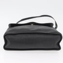 Christian Dior Hand Bag Leather 2way Black Gold Auth 180092-5