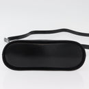 SAINT LAURENT Hand Bag Leather 2way Black Gold Auth 180103-11