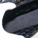 SAINT LAURENT Hand Bag Leather 2way Black Gold Auth 180103-18