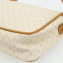 GUCCI Micro GG Supreme Shoulder Bag PVC White Gold 001 14 0412 Auth 180108-12