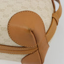 GUCCI Micro GG Supreme Shoulder Bag PVC White Gold Auth 180109-9