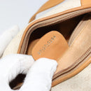 GUCCI Micro GG Supreme Shoulder Bag PVC White Gold Auth 180109-12