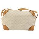 GUCCI Micro GG Supreme Shoulder Bag PVC White Gold Auth 180109-2