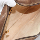 GUCCI GG Supreme Web Sherry Line Bag PVC Beige Gold 001 56 0860 Auth 180110-11
