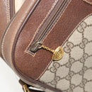 GUCCI GG Supreme Web Sherry Line Bag PVC Beige Gold 001 56 0860 Auth 180110-23