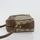 GUCCI GG Supreme Web Sherry Line Bag PVC Beige Gold 001 56 0860 Auth 180110-4