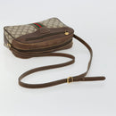 GUCCI GG Supreme Web Sherry Line Bag PVC Beige Gold 001 56 0860 Auth 180110-7