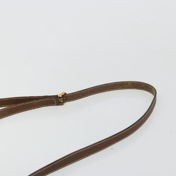 GUCCI GG Supreme Web Sherry Line Bag PVC Beige Gold 001 56 0860 Auth 180110