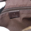 GUCCI GG Supreme Shoulder Bag PVC Beige Silver 114291 Auth 180111-15