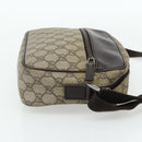 GUCCI GG Supreme Shoulder Bag PVC Beige Silver 114291 Auth 180111-5