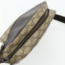 GUCCI GG Supreme Shoulder Bag PVC Beige Silver 114291 Auth 180111-6
