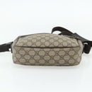 GUCCI GG Supreme Shoulder Bag PVC Beige Silver 114291 Auth 180111-9
