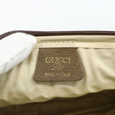 GUCCI GG Plus Supreme Shoulder Bag PVC Beige Gold Auth 180113-15