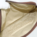 GUCCI GG Plus Supreme Shoulder Bag PVC Beige Gold Auth 180113-16