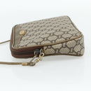 GUCCI GG Plus Supreme Shoulder Bag PVC Beige Gold Auth 180113-4
