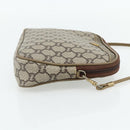 GUCCI GG Plus Supreme Shoulder Bag PVC Beige Gold Auth 180113-5