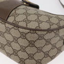 GUCCI GG Supreme Web Sherry Line Bag PVC Beige Gold 89 02 032 Auth 180114-15