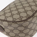 GUCCI GG Supreme Web Sherry Line Bag PVC Beige Gold 89 02 032 Auth 180114-16