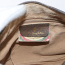 GUCCI GG Supreme Web Sherry Line Bag PVC Beige Gold 89 02 032 Auth 180114-9