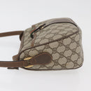 GUCCI GG Supreme Web Sherry Line Bag PVC Beige Gold 89 02 032 Auth 180114-4