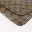 GUCCI GG Supreme Shoulder Bag PVC Beige Gold 89 02 068 Auth 180116-11