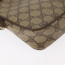 GUCCI GG Supreme Shoulder Bag PVC Beige Gold 89 02 068 Auth 180116-12
