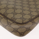 GUCCI GG Supreme Shoulder Bag PVC Beige Gold 89 02 068 Auth 180116-13
