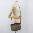 GUCCI GG Supreme Shoulder Bag PVC Beige Gold 89 02 068 Auth 180116-21