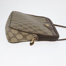 GUCCI GG Supreme Shoulder Bag PVC Beige Gold 89 02 068 Auth 180116-4
