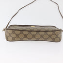 GUCCI GG Supreme Shoulder Bag PVC Beige Gold 89 02 068 Auth 180116-9