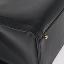 GUCCI Bamboo Tote Bag Leather Black Gold 002 0260 Auth 180119-10