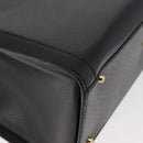GUCCI Bamboo Tote Bag Leather Black Gold 002 0260 Auth 180119-12