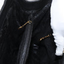 GUCCI Bamboo Tote Bag Suede Black Gold 002 1186 0260 Auth 180120-18