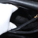 GUCCI Bamboo Tote Bag Suede Black Gold 002 1186 0260 Auth 180120-20
