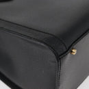 GUCCI Bamboo Tote Bag Leather Black Gold 002 2123 0260 Auth 180121-9