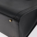 GUCCI Bamboo Tote Bag Leather Black Gold 002 2123 0260 Auth 180121-14
