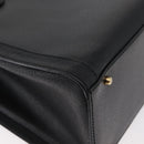 GUCCI Bamboo Tote Bag Leather Black Gold 002 2123 0260 Auth 180121-15