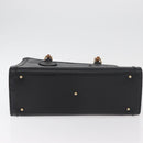 GUCCI Bamboo Tote Bag Leather Black Gold 002 2123 0260 Auth 180121-5