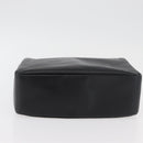 GUCCI Bamboo Hand Bag Leather Black Gold Auth 180124-5