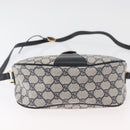 GUCCI GG Supreme Sherry Line Umhängetasche PVC Navy Gold 89 02 032 Auth 180128-5
